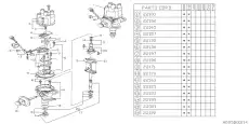 22162AA000 НАКЛАДКА SUBARU