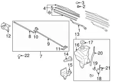LA0167395A Заглушка MAZDA