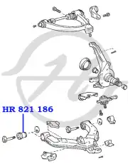 HR 821 185 - Hanse Сайлентблок рычага