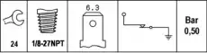Датчик давления масла 6ZL 003 259-381 HELLA