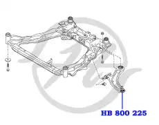 Шаровая опора HANSE HB800224