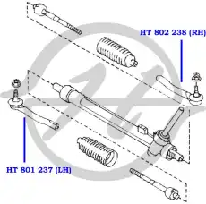 Рулевой наконечник HANSE HT802232