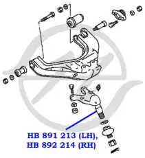 Шаровая опора HANSE HB891213