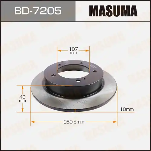 Тормозной диск MASUMA BD7205