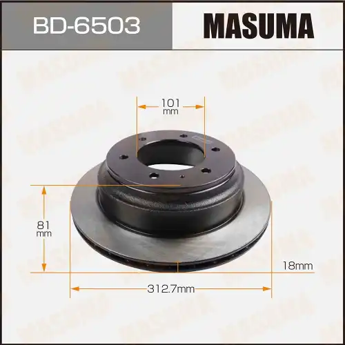 Тормозной диск MASUMA BD-6503
