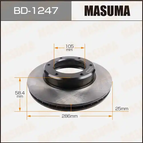 Тормозной диск MASUMA BD1247