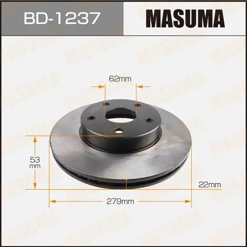 Тормозной диск MASUMA BD-1237