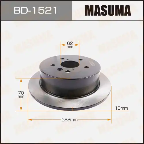Тормозной диск MASUMA BD-1521