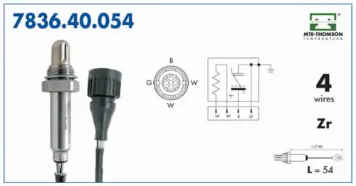 лямбда-зонд BMW 7836.40.054 MTE-THOMSON