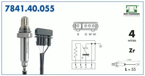 лямбда-зонд Skod 7841.40.055 MTE-THOMSON