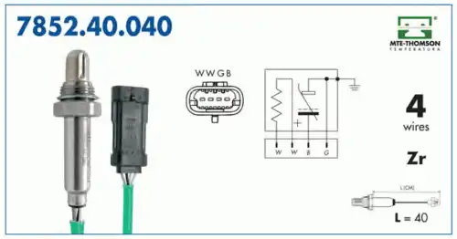 лямбда-зонд Ren 7852.40.040 MTE-THOMSON