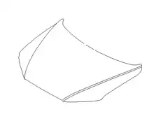 Капот HYUNDAI SANTAFE, 10 - 664000W001 MOBIS