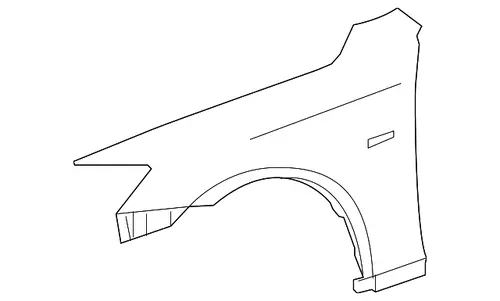 Крыло TOYOTA / LEXUS 5380253070