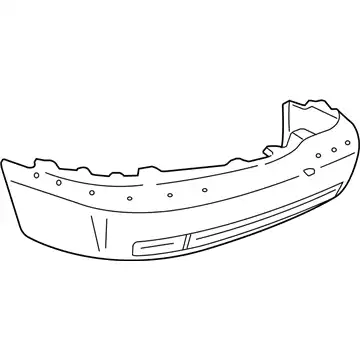Бампер 3W1Z17D957DA FORD