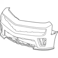 Бампер пер. ZL1 22831868 GM