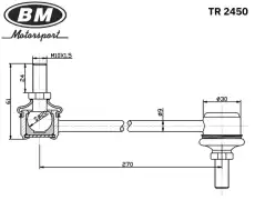 Тяга стабилизатора BM TR 2450