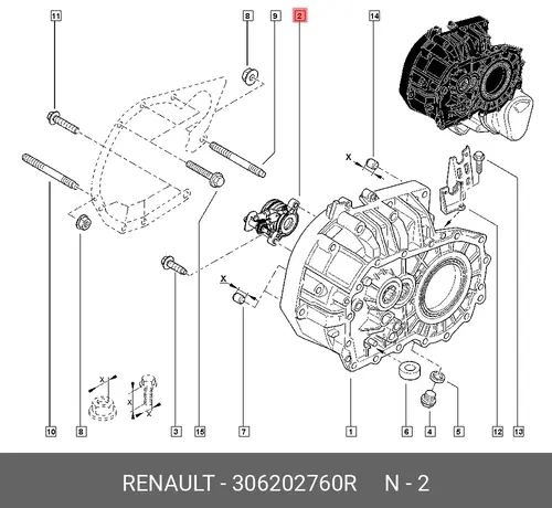 RENAULT 306202760R