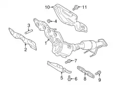 Катколлектор, 2.5 DOHC DG9Z-5G232-F FORD