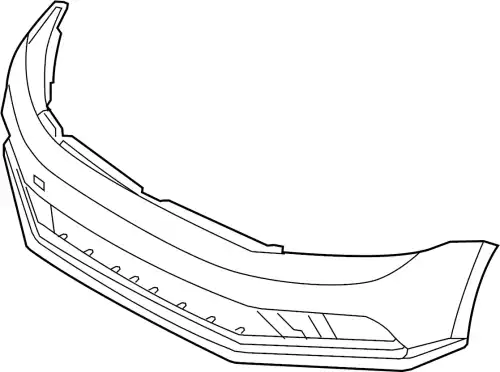 Бампер пер. 2015> 5C6807217MGRU VAG
