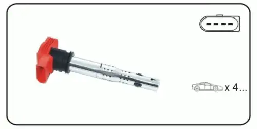 Катушка зажигания JANMOR JM5015