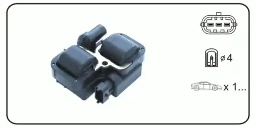 Катушка зажигания JANMOR JM5041