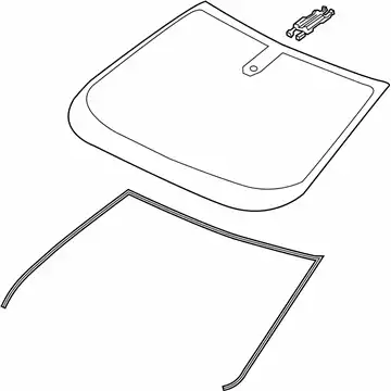 Стекло ветровое XT5 84097024 CADILLAC