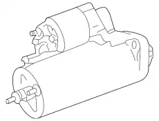 Стартер PORSCHE 9486042060X