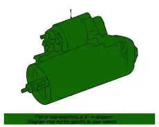 Стартер PORSCHE 9486042060X