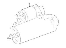 Стартер PORSCHE 9486042060X