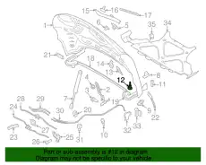 95B863238A Упор PORSCHE