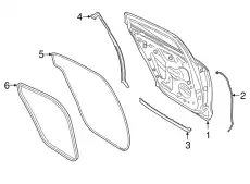 Дверь 971833022YGRV PORSCHE