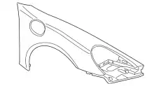 Крыло PORSCHE 982821021YGRV
