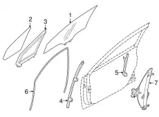 WSTR PARTITION F RH 61284AL000 SUBARU