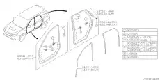 909130165 КЛИПС SUBARU