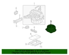 Вентилятор отопителя HONDA 79310S5D305