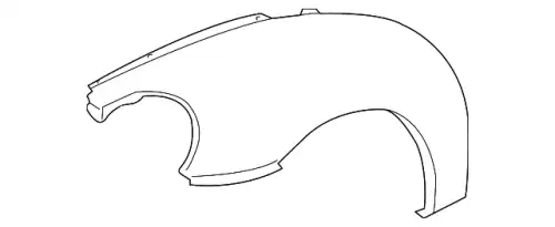 Крыло VAG 1C0821106FGRU