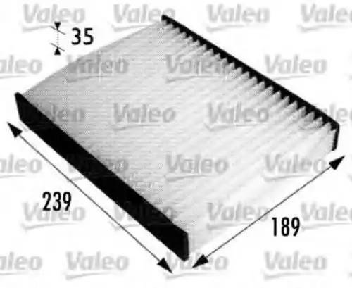 Салонный фильтр VALEO 698694