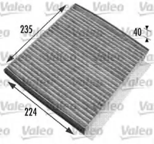 Салонный фильтр VALEO 698778