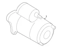 Стартер MAZDA FS1118400B