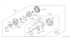 Реле регулятор 2321564J02 NISSAN