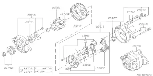 Реле регулятор 23815AA050 SUBARU