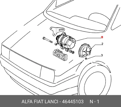 Генератор LANCIA 46445103