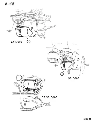 Стартер LANCIA 4686107
