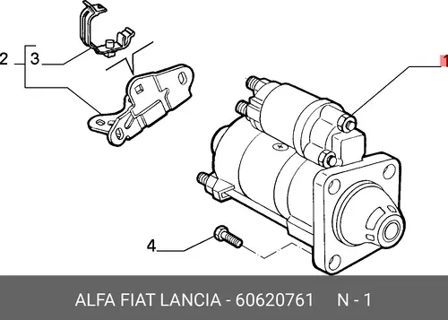 Стартер LANCIA 60620761