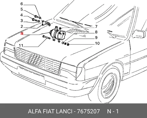 Генератор LANCIA 7675207