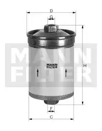 Топливный фильтр WK 618/3 MANN-FILTER