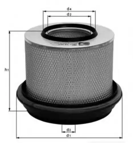 Фильтр воздушный KNECHT LX243