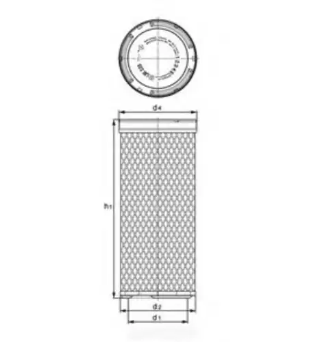 Фильтр воздушный KNECHT LXS255