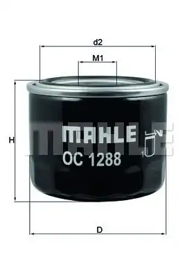 Фильтр масляный MAHLE OC 1288