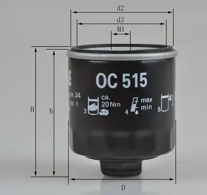 Фильтр масляный KNECHT OC 515